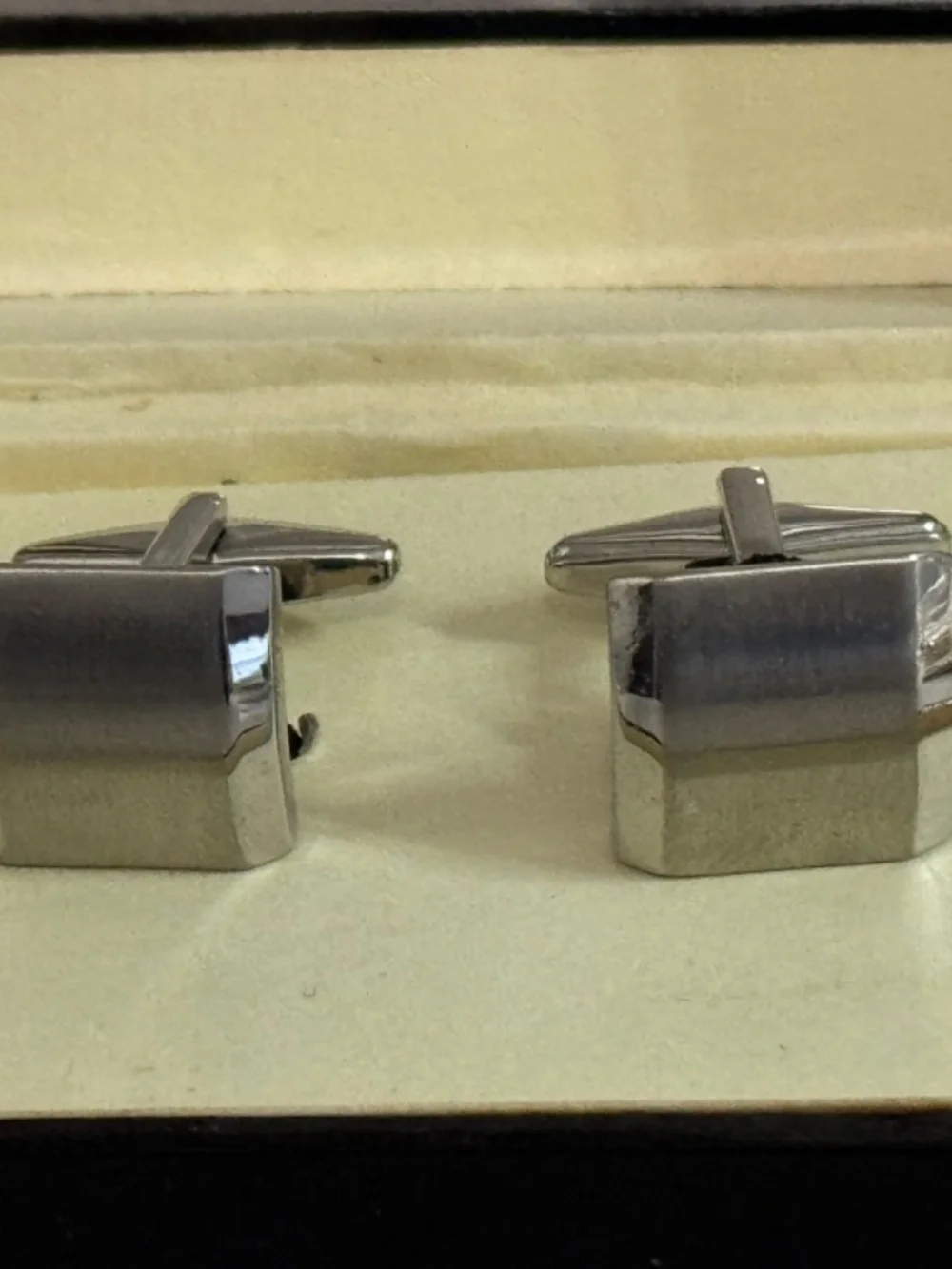 NIB Croft & Barrow Silver Cufflinks